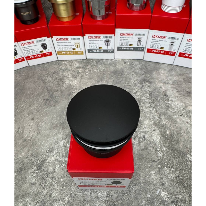 Донний клапан для умивальника Koer PW-01-05 1 1/4''     ( KR3403 ) 31516 Харків - фото 3