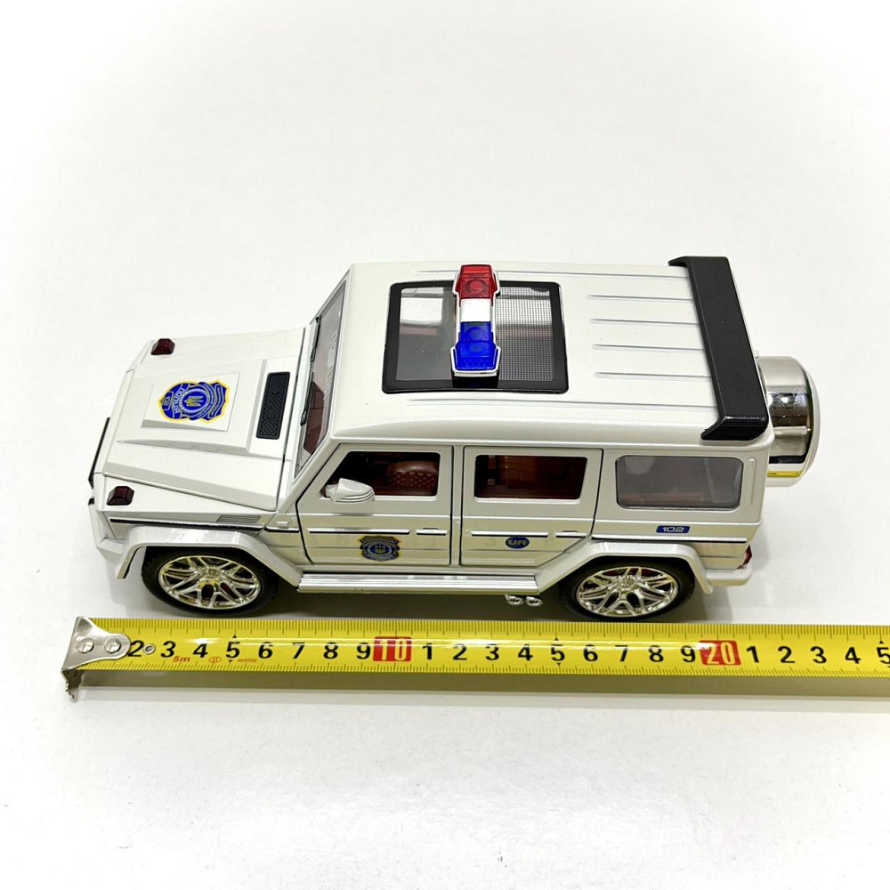 Машинка Авто Експерт Поліція інерція звук підсвічування двері багажник капот відкриваються 1:24 Біла (32968) Чернигов - изображение 7