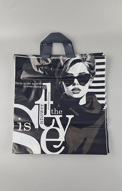 Пакет із петльовою ручкою спр п "БК Стиль" (38х42) 90мк ДПА (50 шт) Харків - фото 3