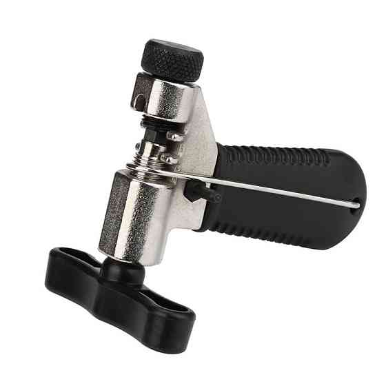 Съемник цепи  велосипеда  GJB-004 черная, с обратным упором для пина, запасной пин в комплекте, стяжка для цепи Мукачево