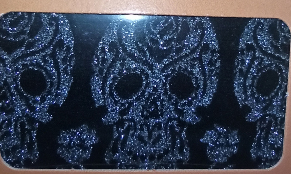 Жіночі колготи з Черепами з блискітками на Хелловін 50\20den L 46-48 Італія чорний Київ - фото 3