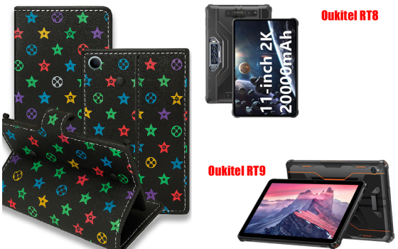 Книжка-трансформер для планшета Oukitel Rt7 Titan 4G, Rt7 Titan 5G, колір Black Lyi Black Київ