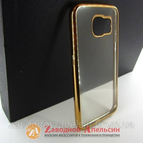 Samsung G920 S6 чохол Electroplating gold Одеса - фото 2
