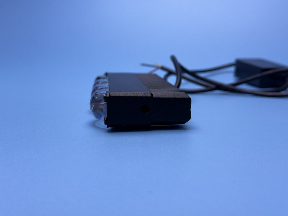 Фара рабочего света LED однорядная 130 мм SPOT — 8 диодов с линзой (Белый + Желтый свет), четкая СТГ Харьков - изображение 4