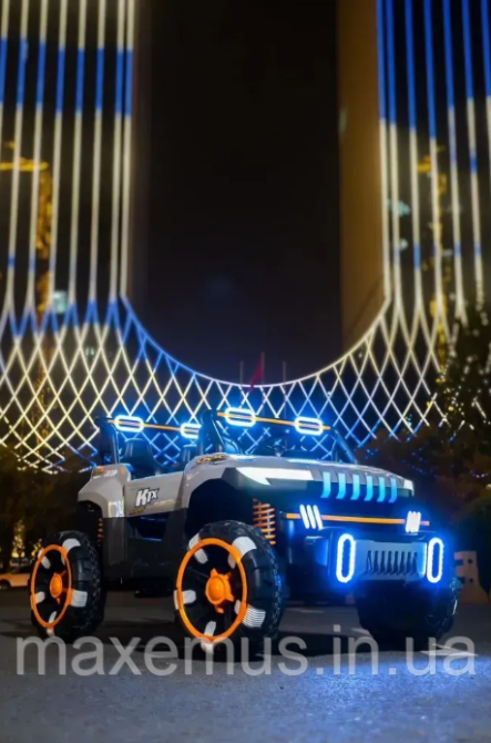 Электромобиль детский на аккумуляторе SP 8 6 8 8 Электрический автомобиль для детей на пульте управлении Серый Мостиска - изображение 17