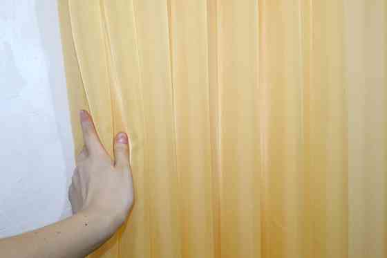 Тюль VR-Textil н109 Шифон однотонний Бурштиновий 600х280 см (41-047) Київ