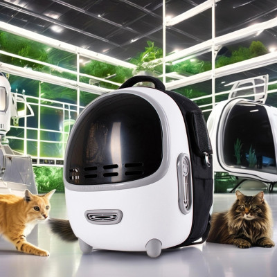 Переноска для животных Lapka с вентиляцией белая (PCB-01-W) Винница - изображение 5