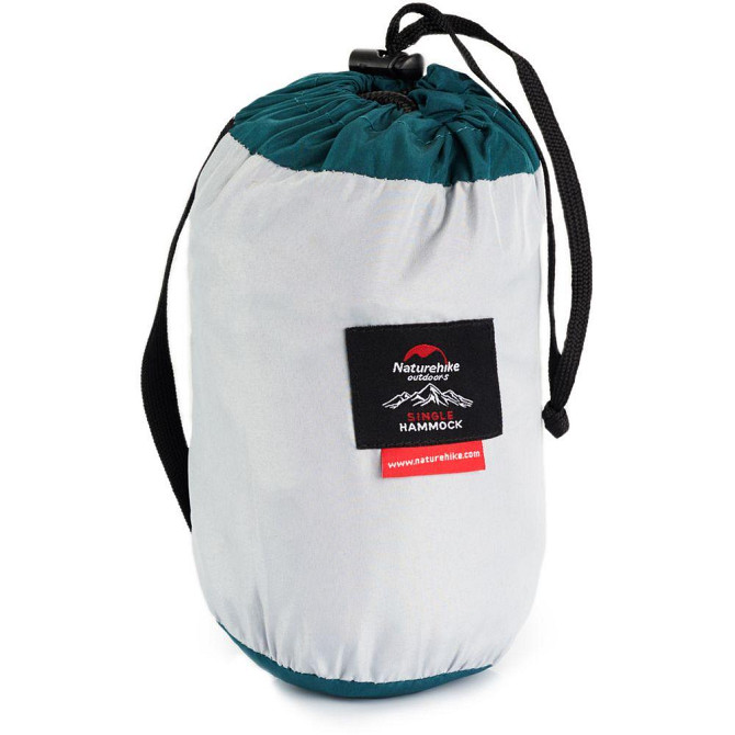 Гамак одномісний Naturehike Single Super light NH17D012-C, 340T polyester, сірий Київ - фото 3