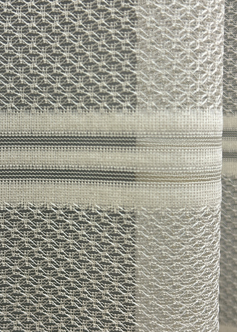 Тюль VR-Textil 1896т Lauren Жакард Бежевый 300х270 см (42-0839) Киев - изображение 6