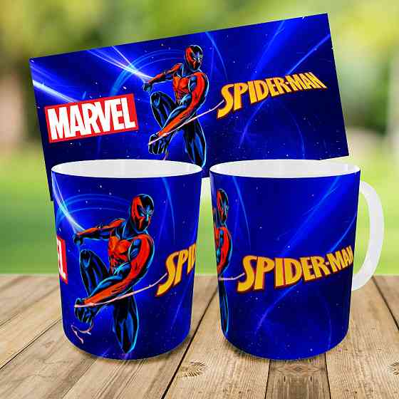 Дитячий набір Spider-Man сумка-бананка + керамічна кружка з принтом (5723) Київ