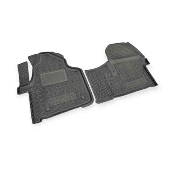 Килимки салону Mercedes Sprinter W907 (2018-) (1+1, 1+2) борт 2,5 см, з перемичкою Avto-Gumm Мукачево