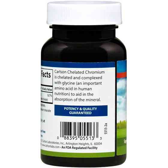 Хром хелат (Chelated Chromium) 200 мкг 300 таблеток Киев