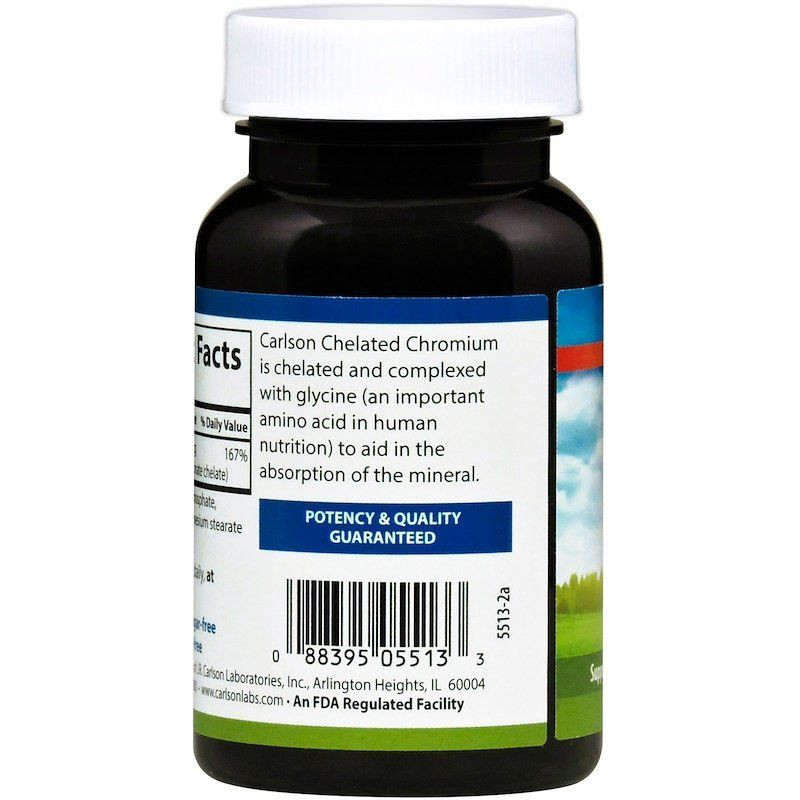 Хром хелат (Chelated Chromium) 200 мкг 300 таблеток Киев - изображение 3