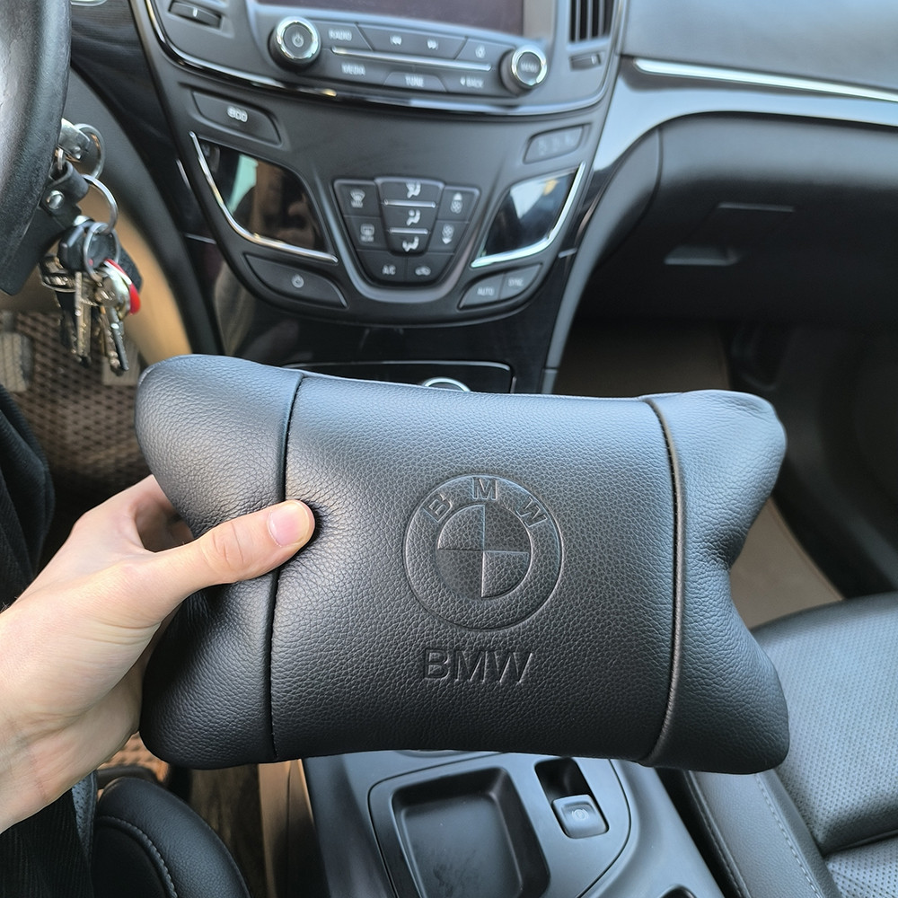 Автоподушка під голову BMW, Подушка з логотипом бренду, Подушки-підголівники на сидіння автомобіля CM-44 Львів - фото 7