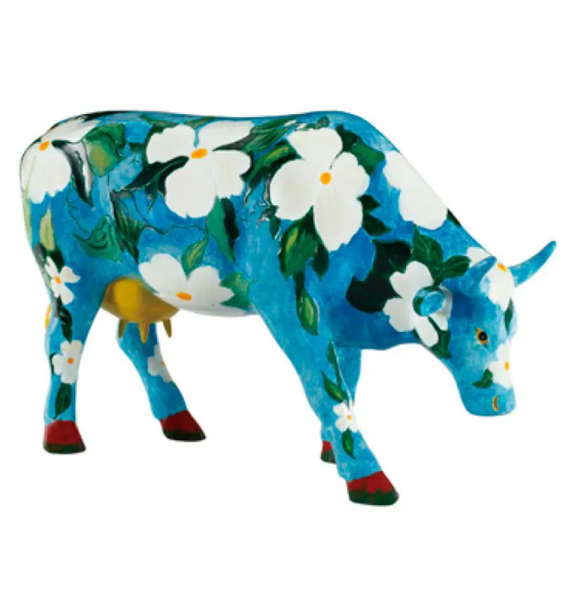Статуетка корова Cowalina Dogwood колекційна (Size L) полістоун Київ - фото 3