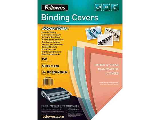 Обкладинки прозорі А4 200 мкм f.53761 100шт ТМ FELLOWES Київ