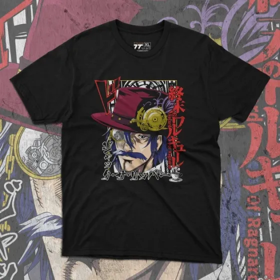 Футболка чоловіча з  принтом Record of ragnarok Джек Риппер 2 Розмір 48 Дніпро