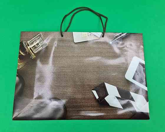 Паперовий великий горизонтальний пакет 36/22/10 (артBG-113) (12 шт.) Харків