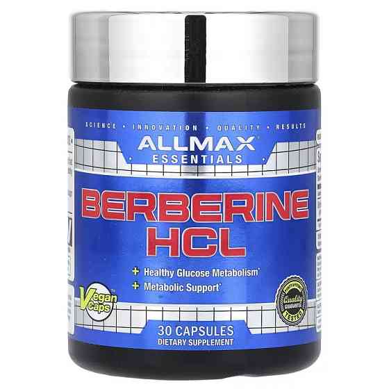 Берберин AllMax Berberine HCL, 30 Vegan Capsules Луцьк