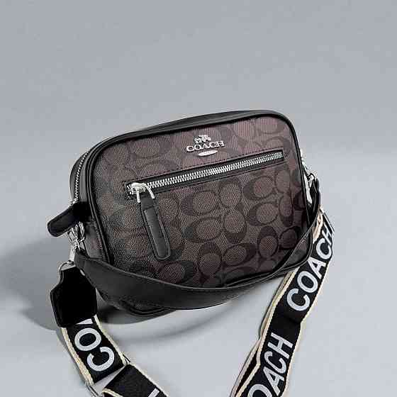 Чоловіча стильна сумка Coach через плече (9357) Київ
