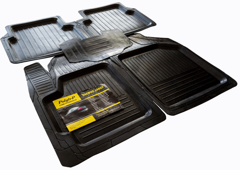 Килимки салону гумові Daewoo Lanos, Sens, Aveo,к-т (5шт.) Київ - фото 1