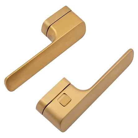 Дверна ручка на розетці M&T Minimal2.0 147896 Right TIN-A титан/латунь матова, в комплекті з WC Київ