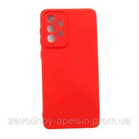 Samsung A73 A736 Чохол силіконовий Захист камери (червоний) Одеса