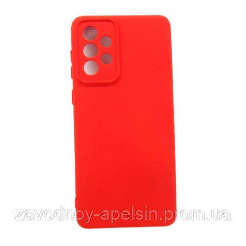 Samsung A73 A736 Чохол силіконовий Захист камери (червоний) Одеса - фото 1