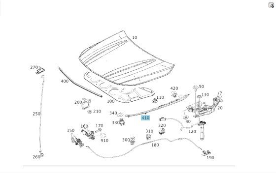 Mercedes-Benz  A1178800197 Ущільнювач на лівому крилі під капотом CLA Shooting Brake X117 CLA C117 Одеса