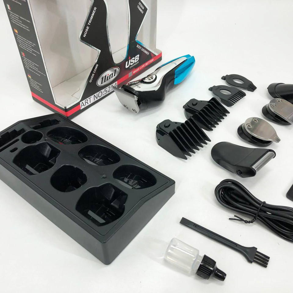 Электрическая машинка с насадкой для бороды Хорошие машинки для стрижки волос дома DX-44 Львов - изображение 19