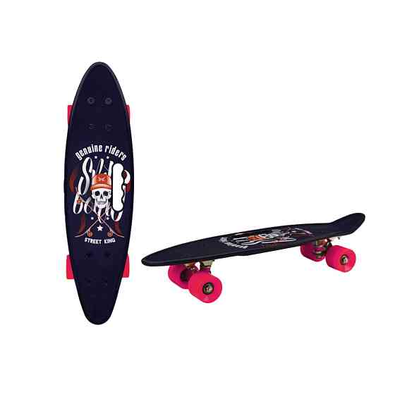 Пенні борд 24" Bambi SC20514 PU колеса, з ручкою Рожевий Вінниця