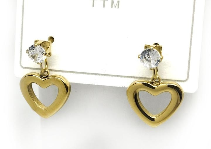 Серьги женские вечерние Сердце Киев - изображение 1