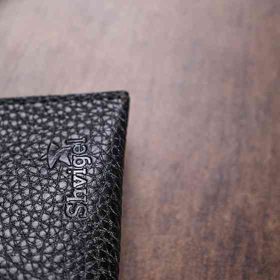 Шкіряна тревел-косметичка Shvigel 16416 Чорний Київ