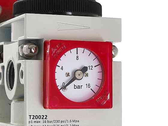 Регулятор тиску повітря "Tvardy" з фільтром-осушувачем та манометром 1/4" (3 в 1) Київ