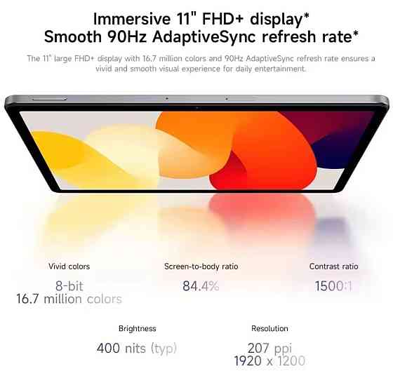 Планшет Xiaomi Redmi PAD SE 8/256Gb. Global Rom 11 IPS 8000mAh. Shapdragon Харьков
