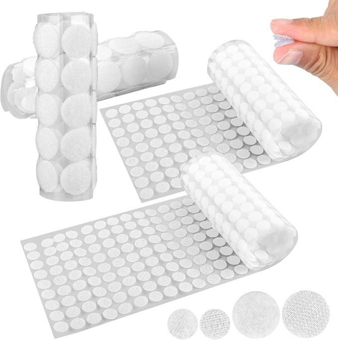 Белые липучки 15мм, 1000 пар для рукоделия Киев - изображение 1