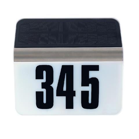 Светильник фасадный на солнечной батарее-указатель номера дома OMNIA настенный Киев - изображение 1