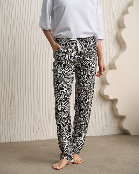Женские пижамные штаны - Зебра Nicoletta 1115 M Киев - изображение 1