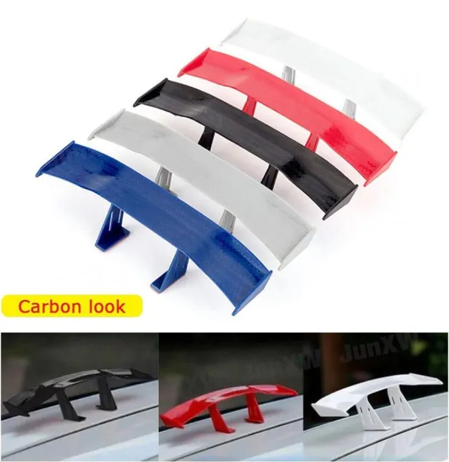 Спойлер-мини под карбон Чёрный на авто Киев - изображение 4