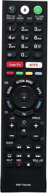 Пульт RMF-TX310E для телевізорів Sony LED 4K Ultra HD Smart TV і моделями серії KD-XF Луцьк - фото 1