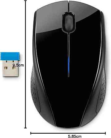 Миша HP 220 Wireless чорна бездротова оптична для лівої і правої руки nano USB 1600 dpi Київ