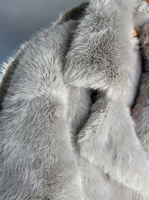 Шуба жіноча Fancy Matinee 5902 оверсайз з кишенями сіра, сірий, L Київ - фото 8