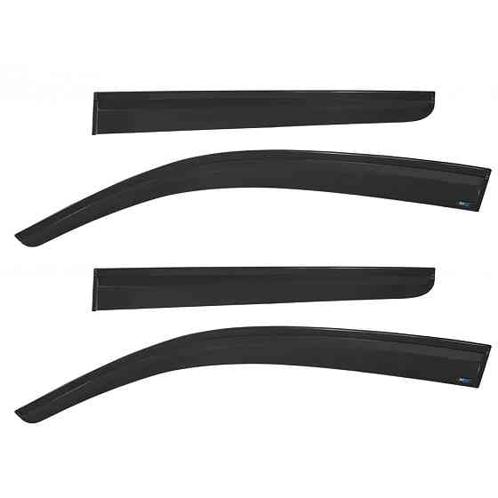 Дефлектори вікон (вітровики) Toyota Hilux 2006-2015, 4шт, SunPlex, на скотчі Київ