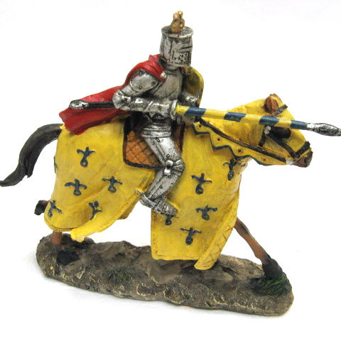 Статуетка з полімеру Лицар зі списом на коні Київ - фото 1