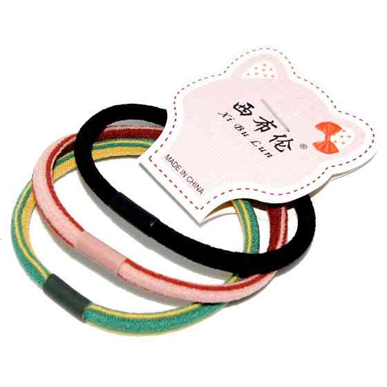 Дитяча резинка для волосся "Стрічка" 0301-650-2 різнокольоровий, набір 30 шт Вінниця