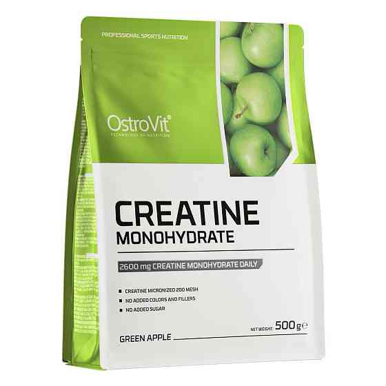 Креатин Ostrovit Creatine 500 g Green Apple Луцьк