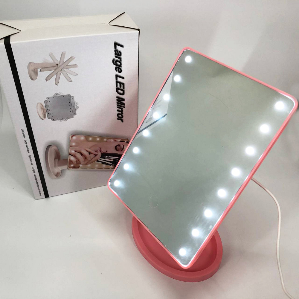 Дзеркало з підсвічуванням для косметики 16, Краще косметичне дзеркало з підсвічуванням TS-61 Львів - фото 8