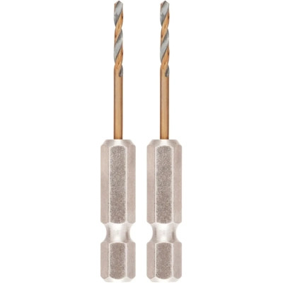 Свердло DeWALT по металу EXTREME IMPACT Black&amp;Gold, HSS-G, 2 х 55 х 11,6 мм, 2 шт. (DT20600) Вінниця - фото 2