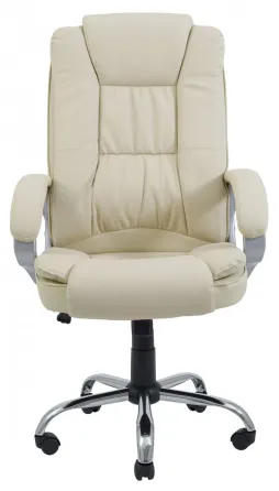 Офісне Крісло Керівника Richman California Хром М1 Tilt Бежевий Київ