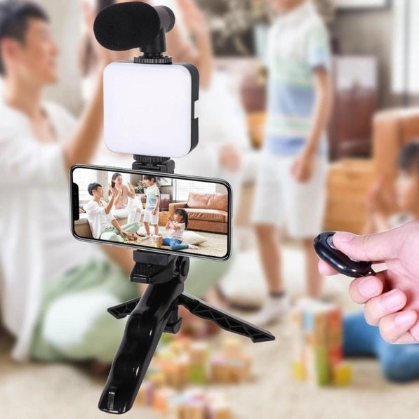 Лампа для блогеров 4в1, Кольцевой led свет для предметной съемки Прожектор блогеров MX-47 Ивано-Франковск - изображение 1